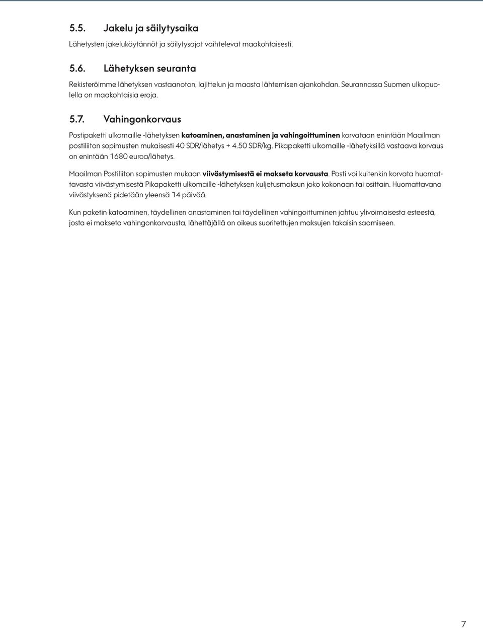 Tavarankuljetuspalvelut - PDF Ilmainen lataus