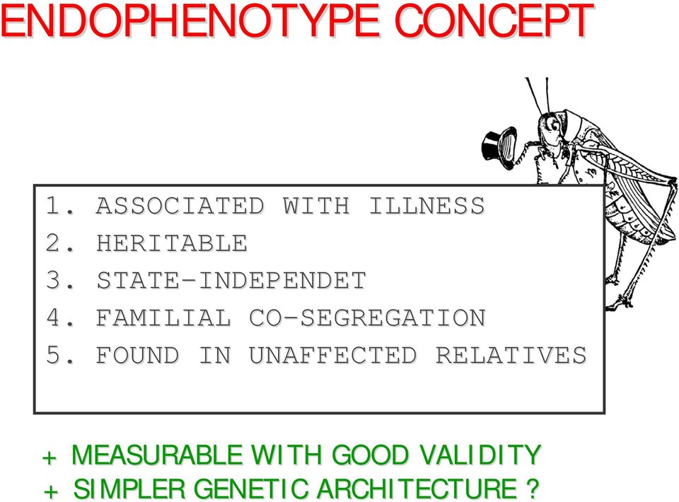 FAMILIAL CO-SEGREGATION 5.