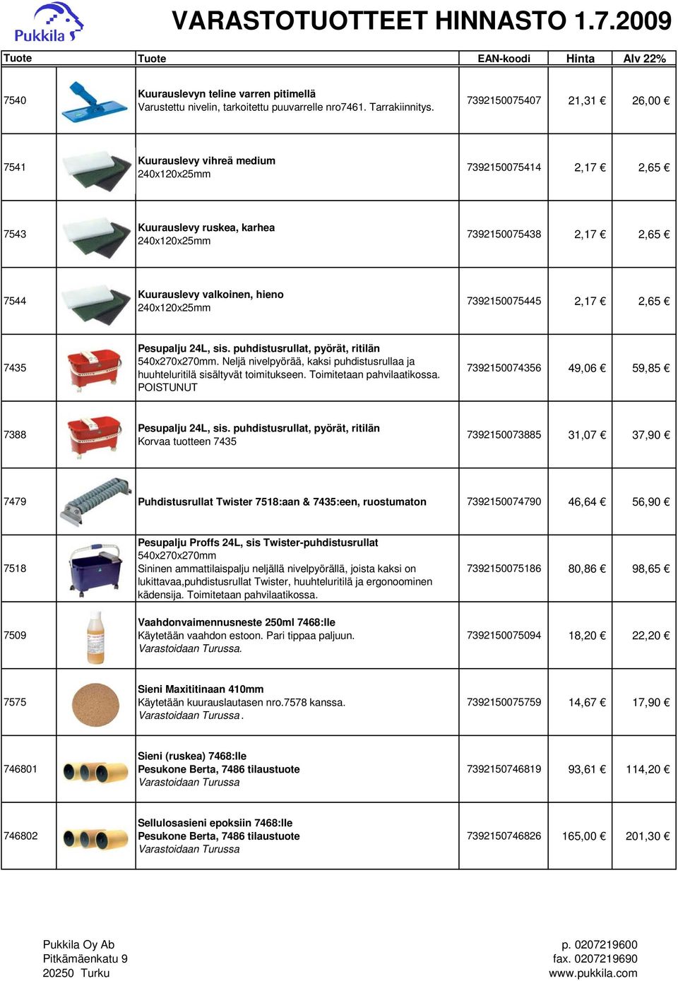 240x120x25mm 7392150075445 2,17 2,65 7435 Pesupalju 24L, sis. puhdistusrullat, pyörät, ritilän 540x270x270mm. Neljä nivelpyörää, kaksi puhdistusrullaa ja huuhteluritilä sisältyvät toimitukseen.