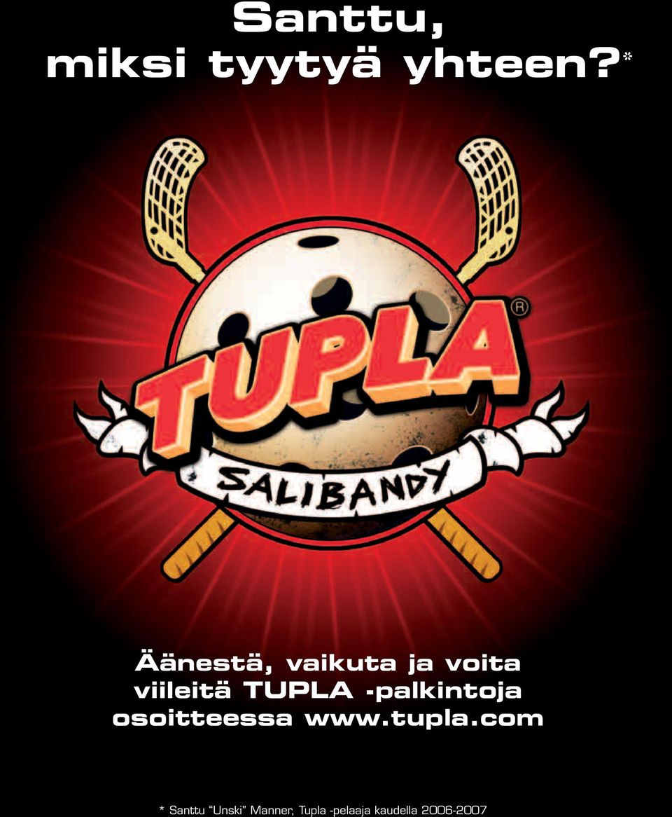 TUPLA -palkintoja osoitteessa www.tupla.