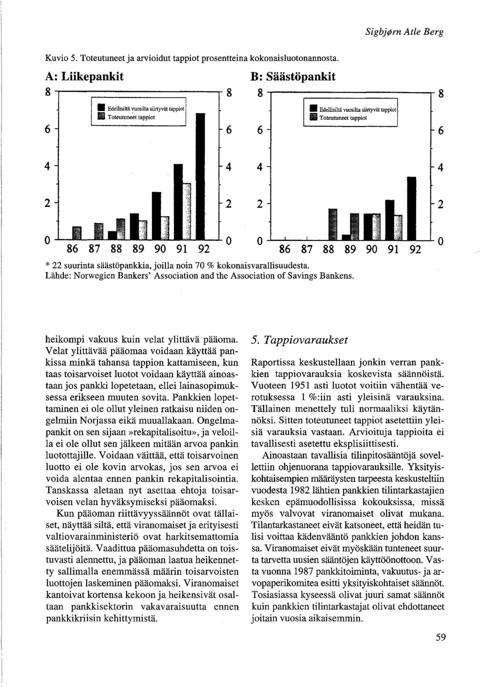 .. : 2 2 2 0 86 87 88 89 90 91 92 0 0 86 87 88 89 90 91 92 * 22 suurinta säästöpankkia, joilla noin 70 % kokonaisvarallisuudesta.