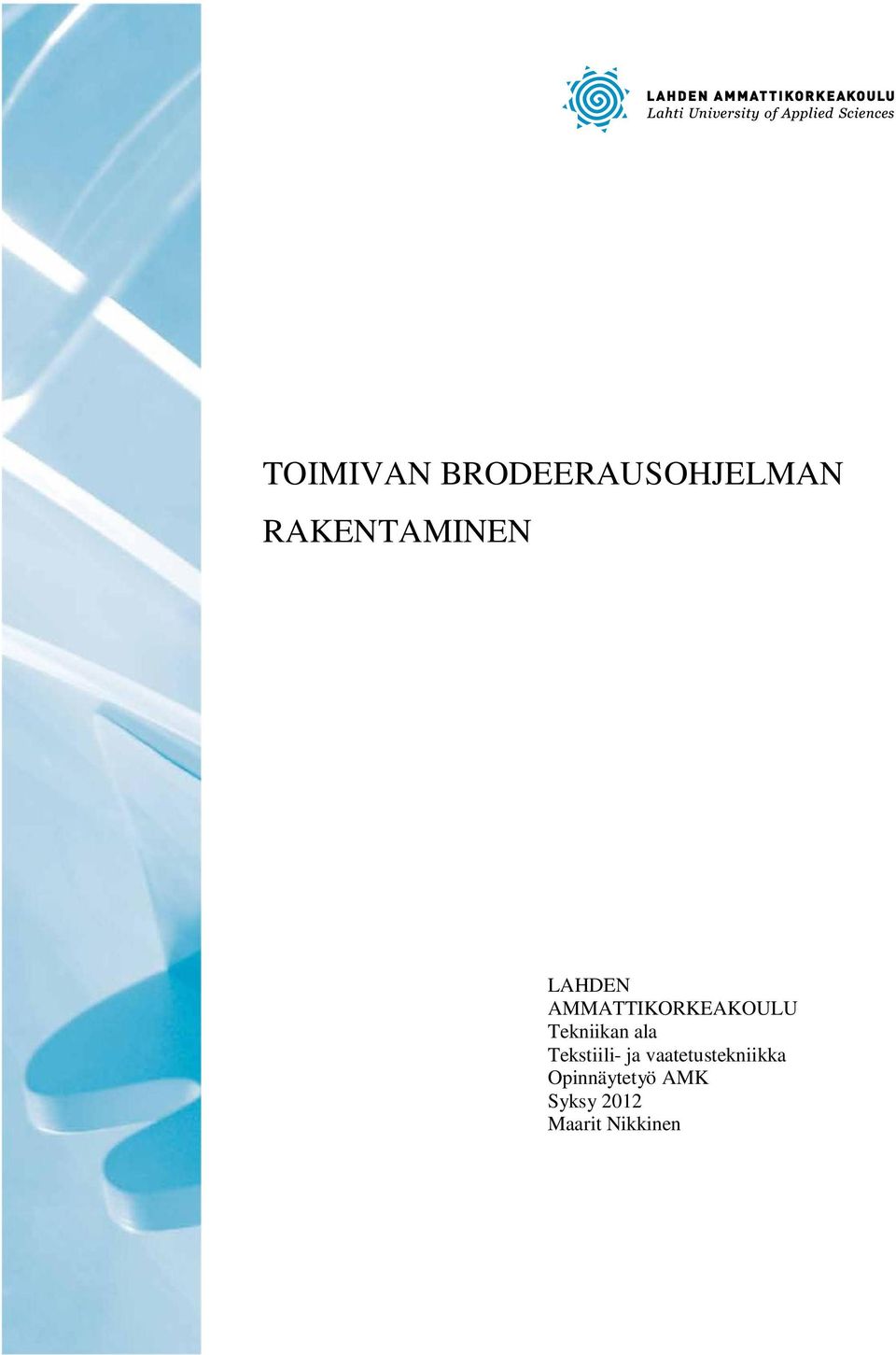 Tekniikan ala Tekstiili- ja