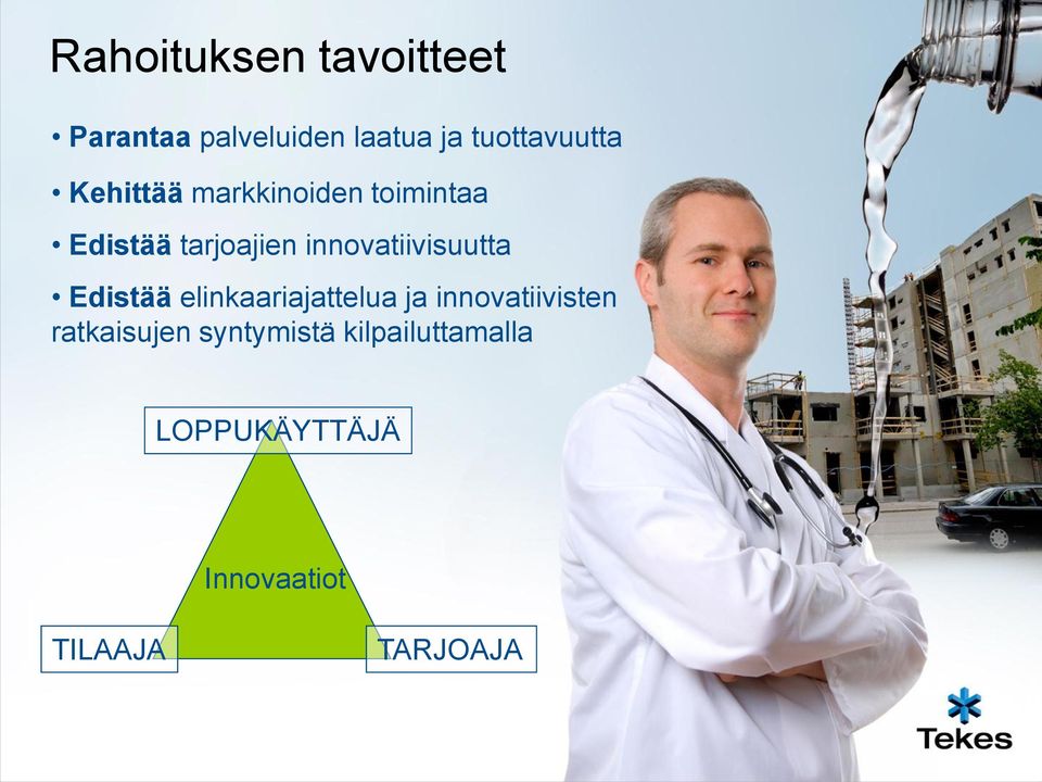 Edistää elinkaariajattelua ja innovatiivisten ratkaisujen syntymistä