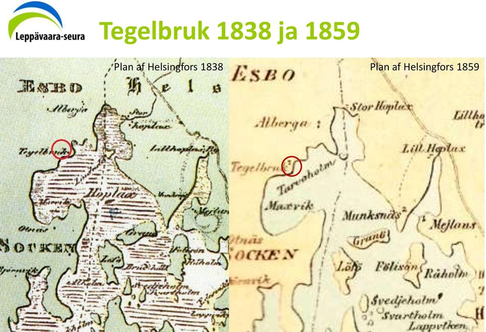 Plan af Helsingfors 1859