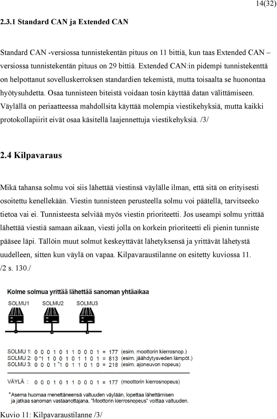 Osaa tunnisteen biteistä voidaan tosin käyttää datan välittämiseen.