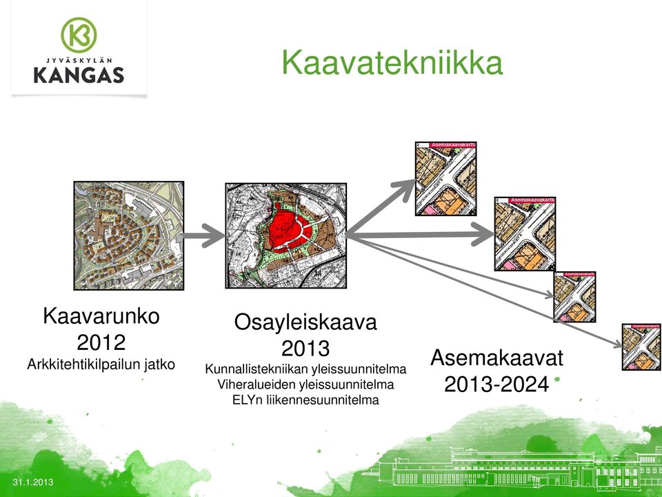 Kunnallistekniikan yleissuunnitelma Viheralueiden