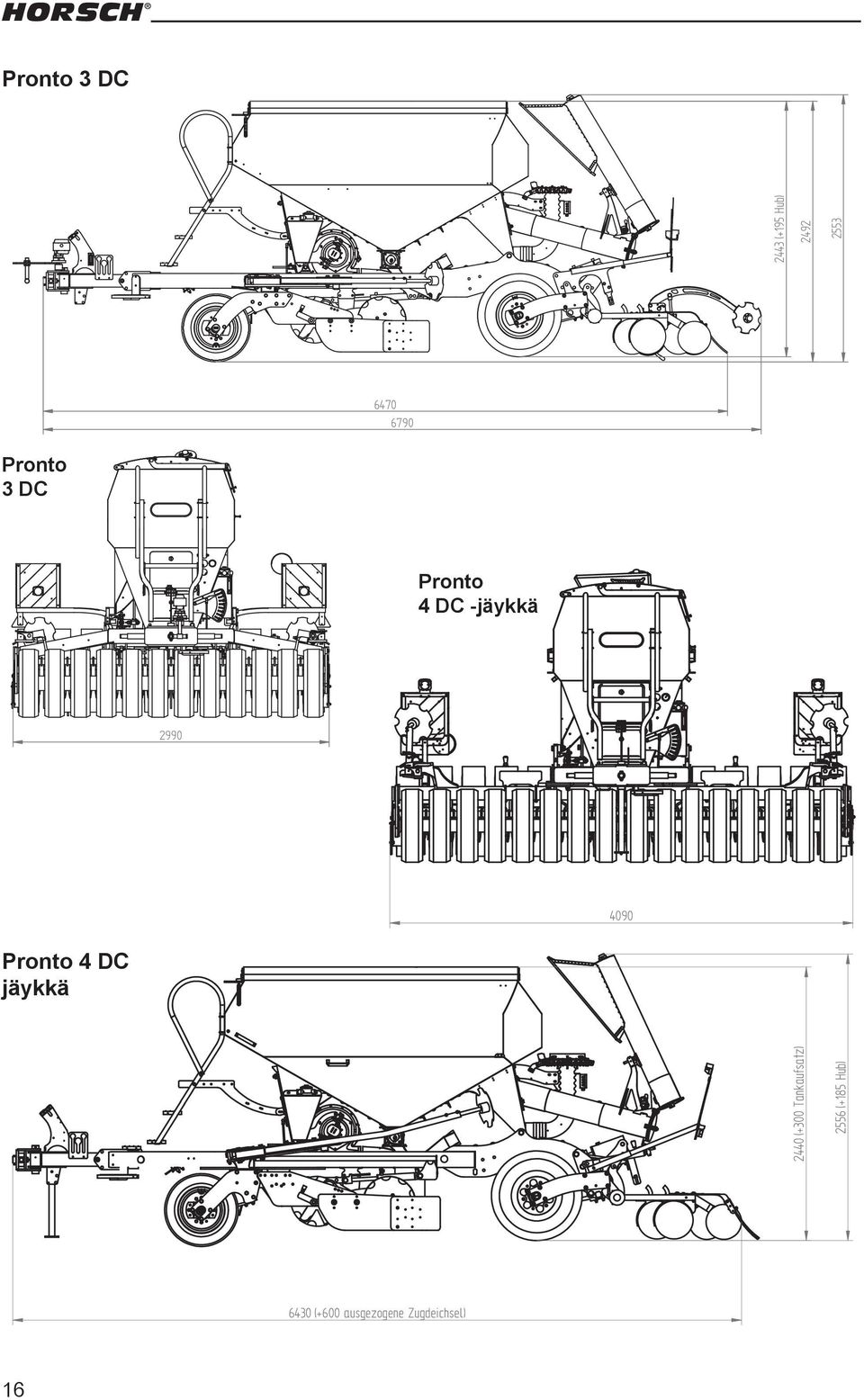 Stützlast vorn: leer. 580kg Düngerversion : kg Achlast hi.: leer: 2690kg Düngerversion : kg Alle Gewichte ohne Zusatzausrüstung!