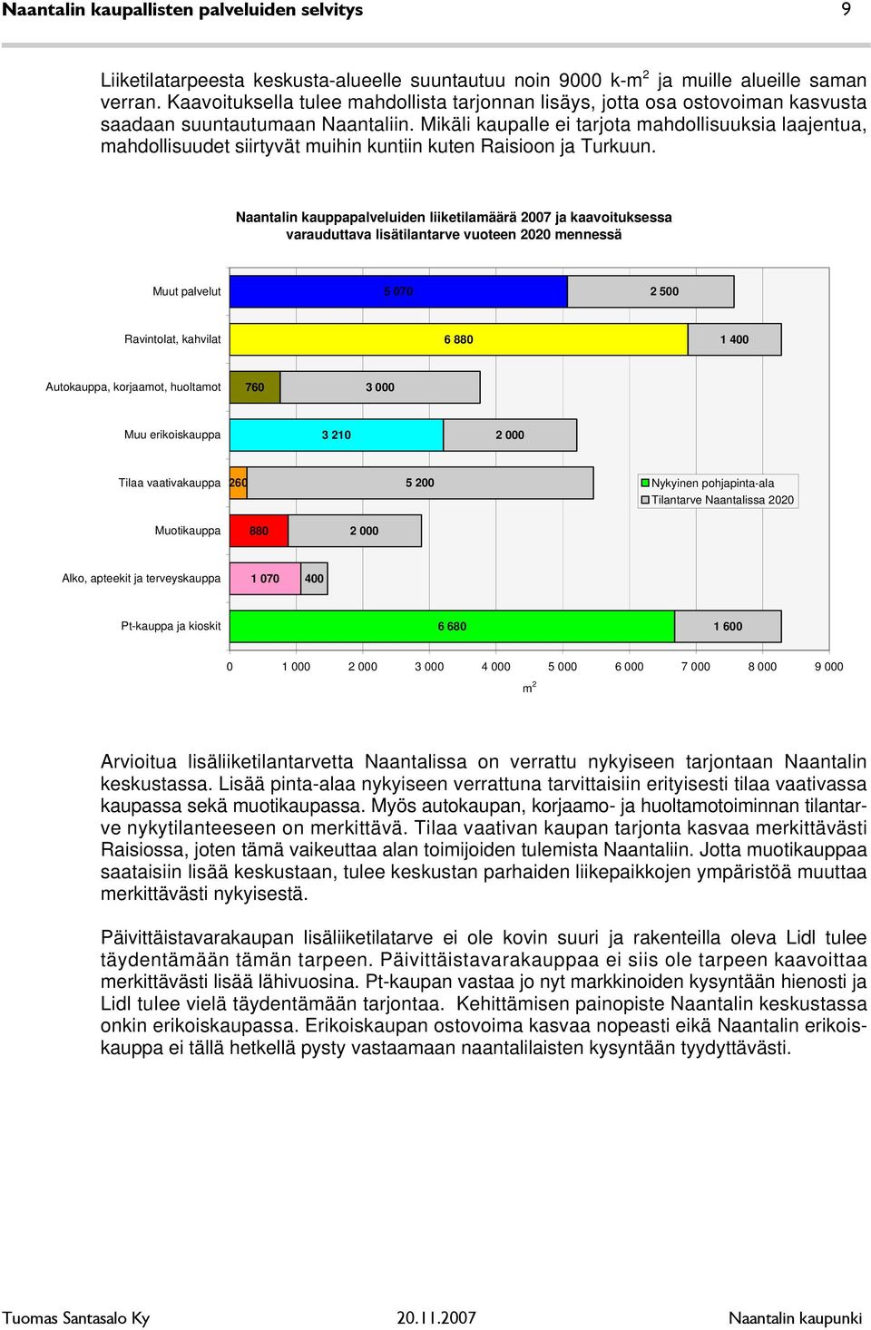 Mikäli kaupalle ei tarjota mahdollisuuksia laajentua, mahdollisuudet siirtyvät muihin kuntiin kuten Raisioon ja Turkuun.