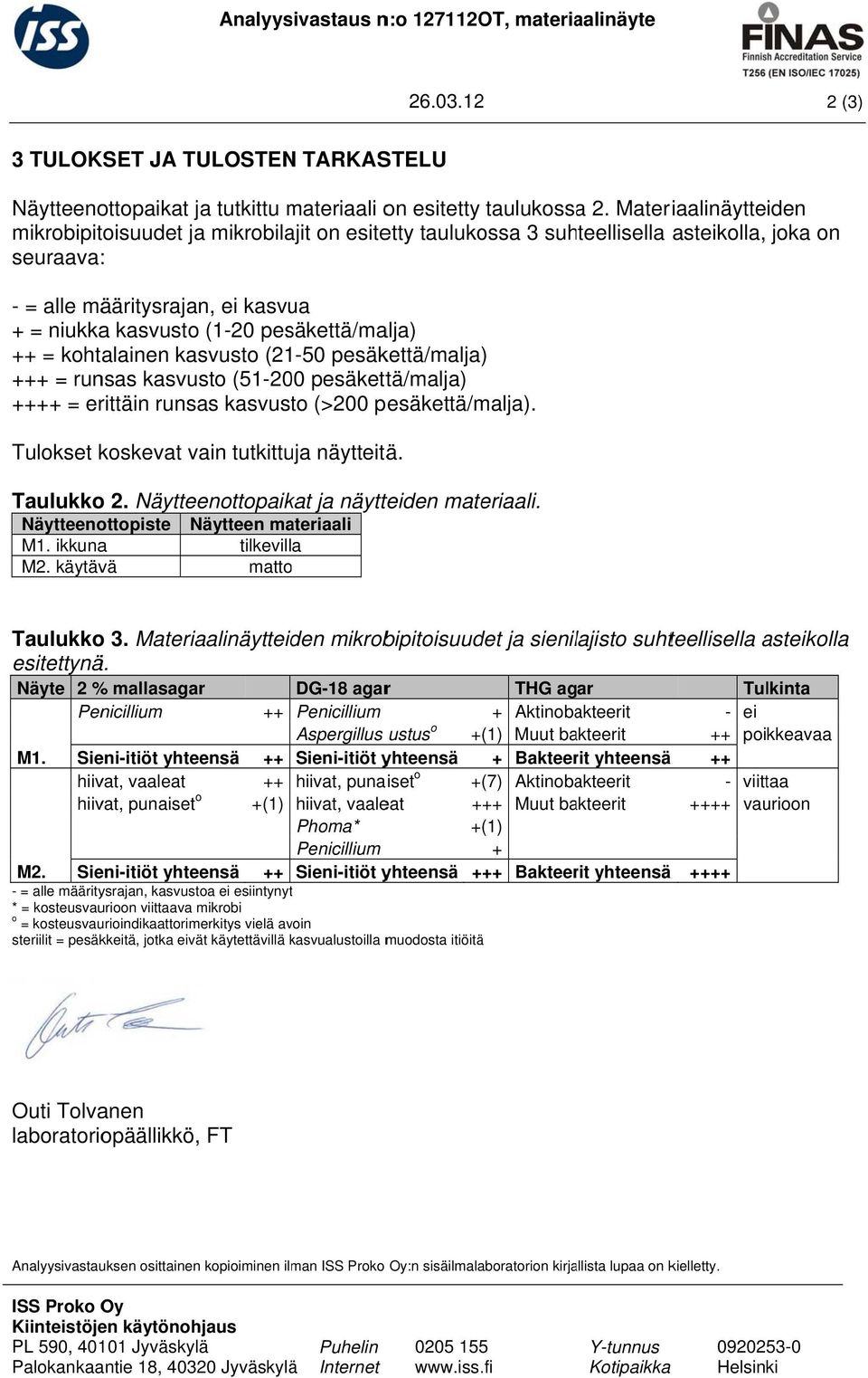 pesäkettä/malja) ++ = kohtalainen kasvusto (21-50 pesäkettä/malja) +++ = runsas kasvusto (51-200 pesäkettä/malja) ++++ = erittäin runsas kasvusto (>200 pesäkettä/malja).