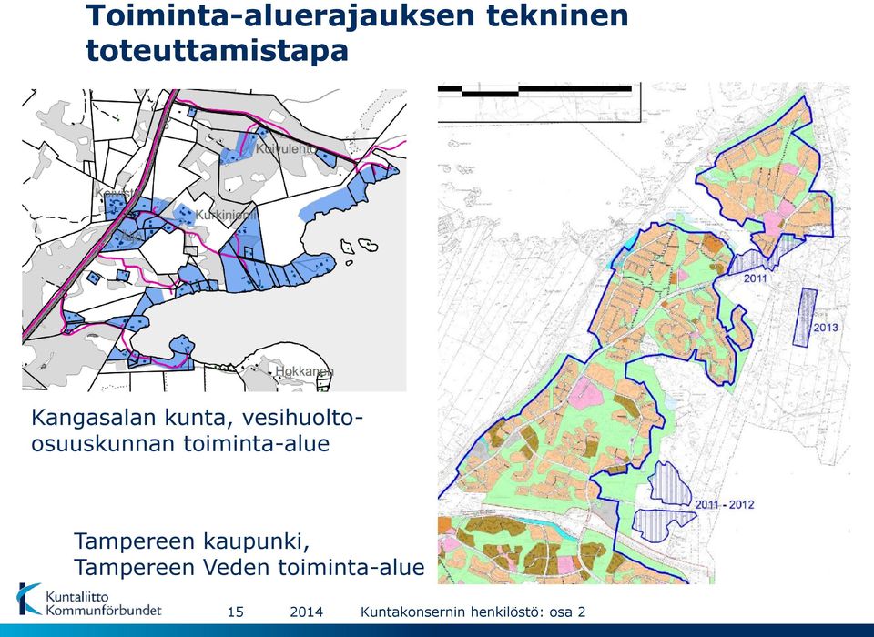 vesihuoltoosuuskunnan toiminta-alue