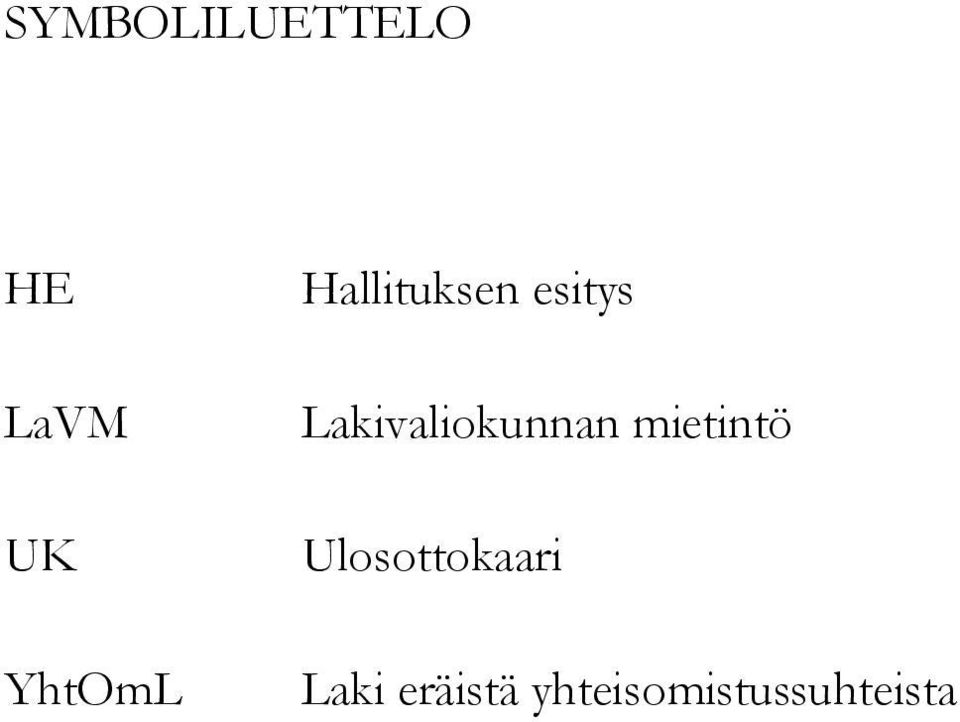 Lakivaliokunnan mietintö