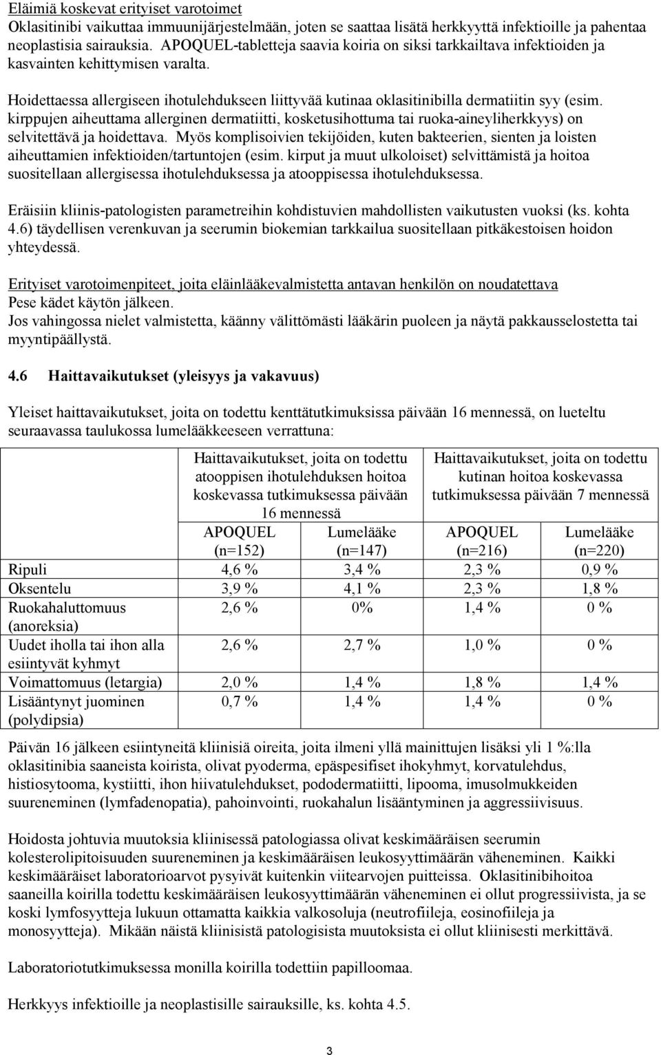 Hoidettaessa allergiseen ihotulehdukseen liittyvää kutinaa oklasitinibilla dermatiitin syy (esim.