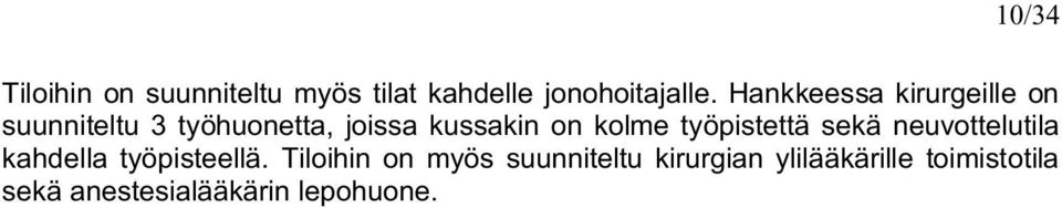 kolm työpistttä skä nuvottlutila kahdlla työpistllä.