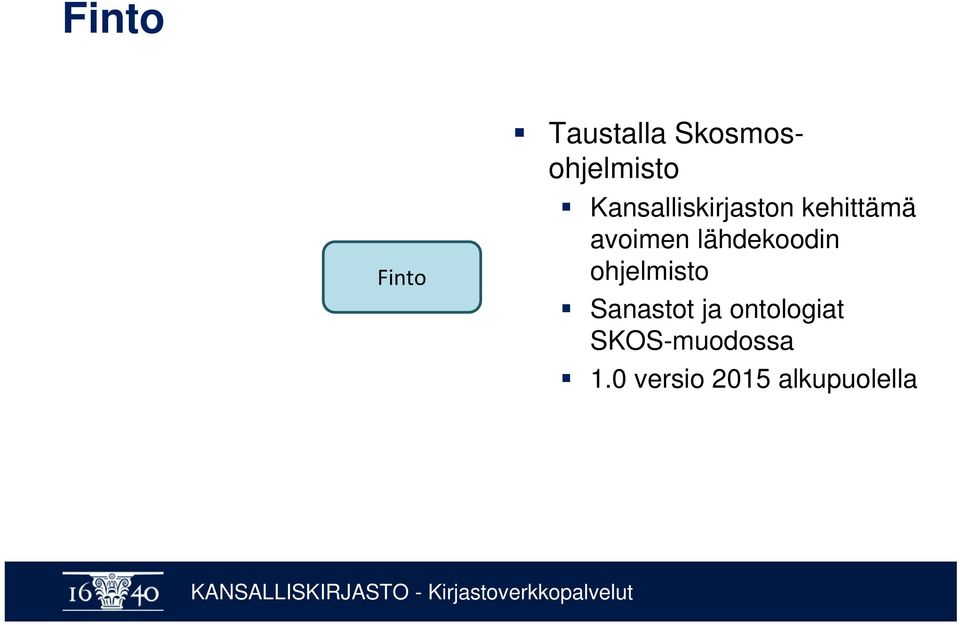 lähdekoodin ohjelmisto Sanastot ja