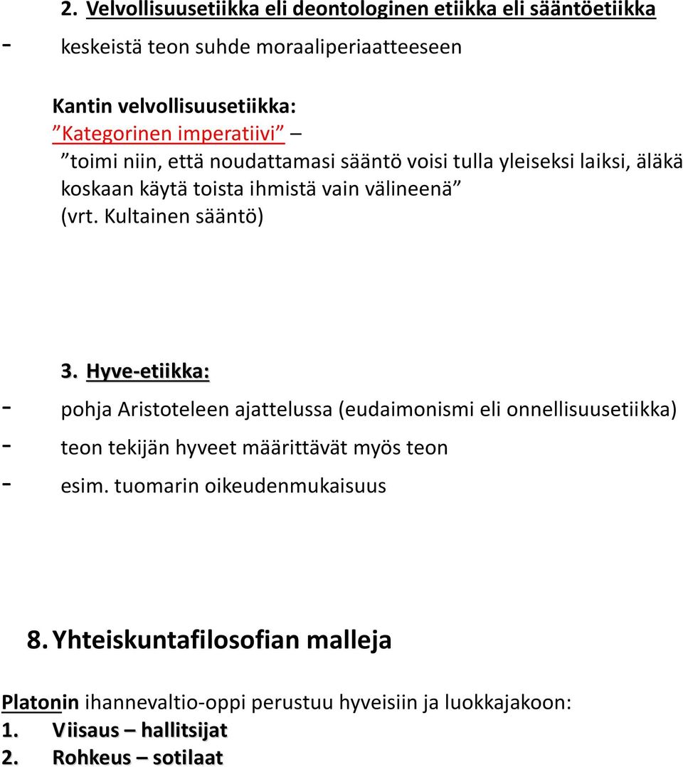 Kultainen sääntö) 3.