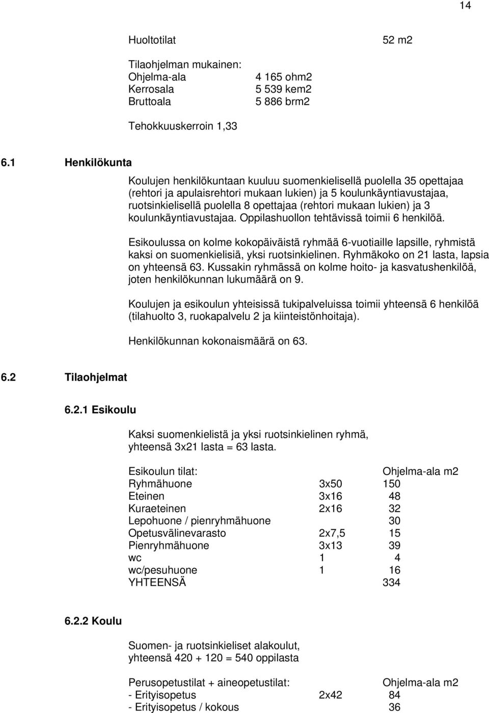 (rehtori mukaan lukien) ja 3 koulunkäyntiavustajaa. Oppilashuollon tehtävissä toimii 6 henkilöä.