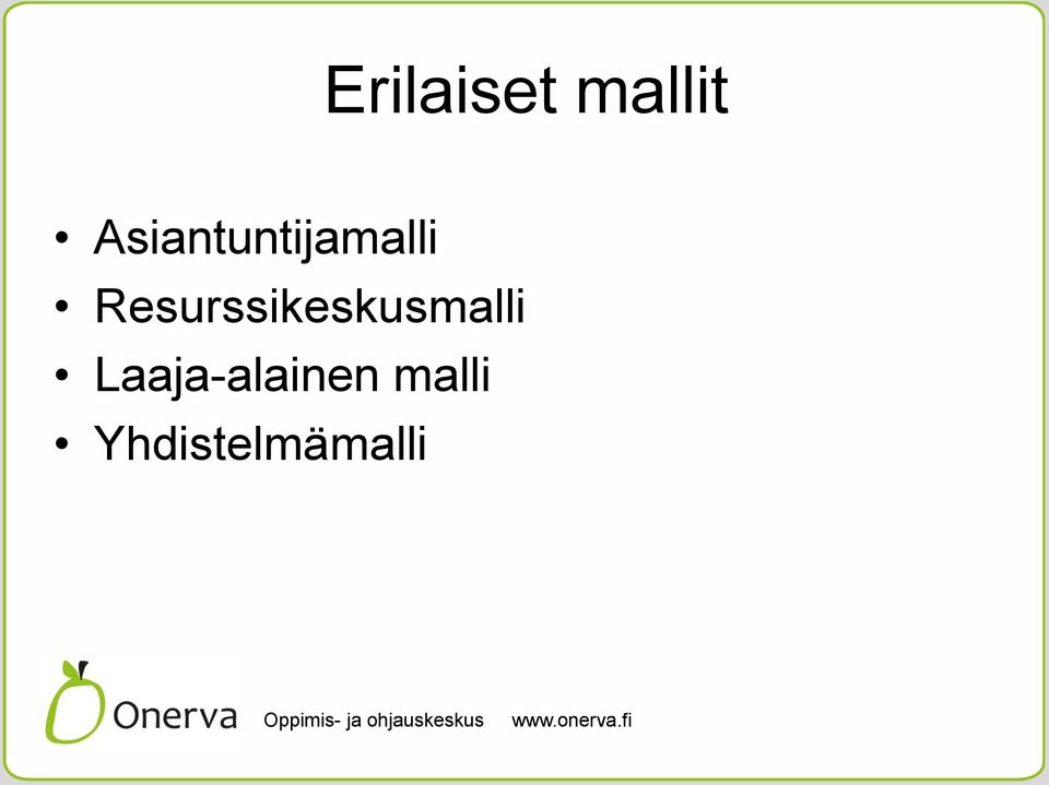 Resurssikeskusmalli