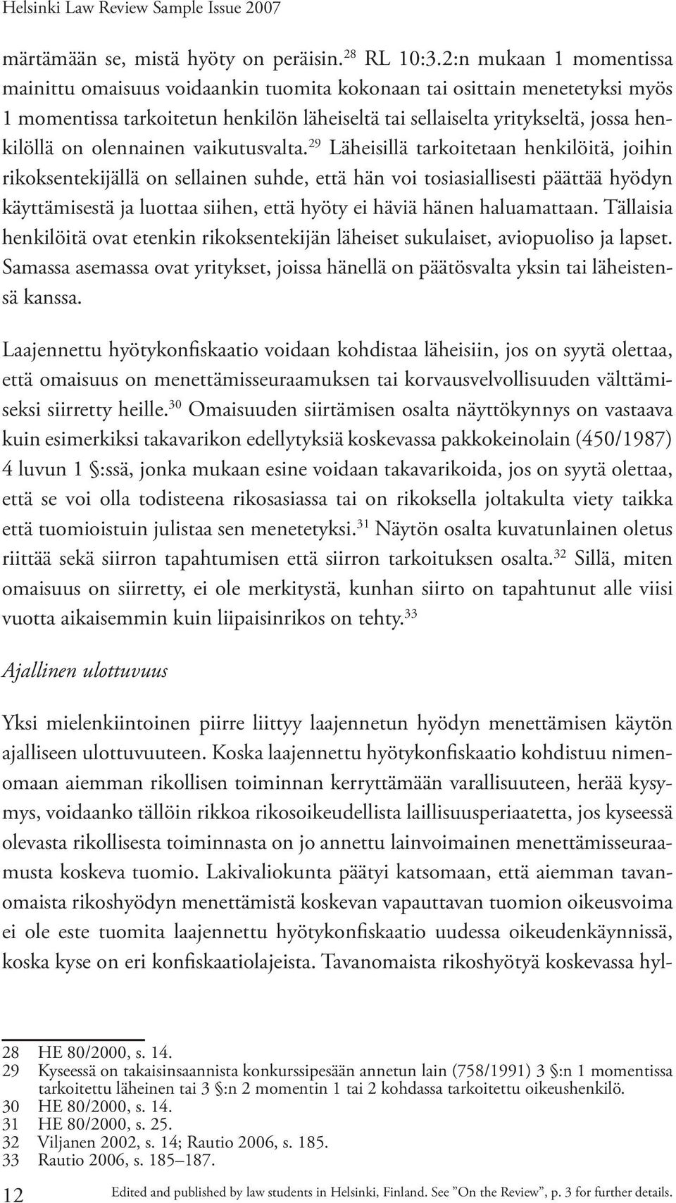 olennainen vaikutusvalta.