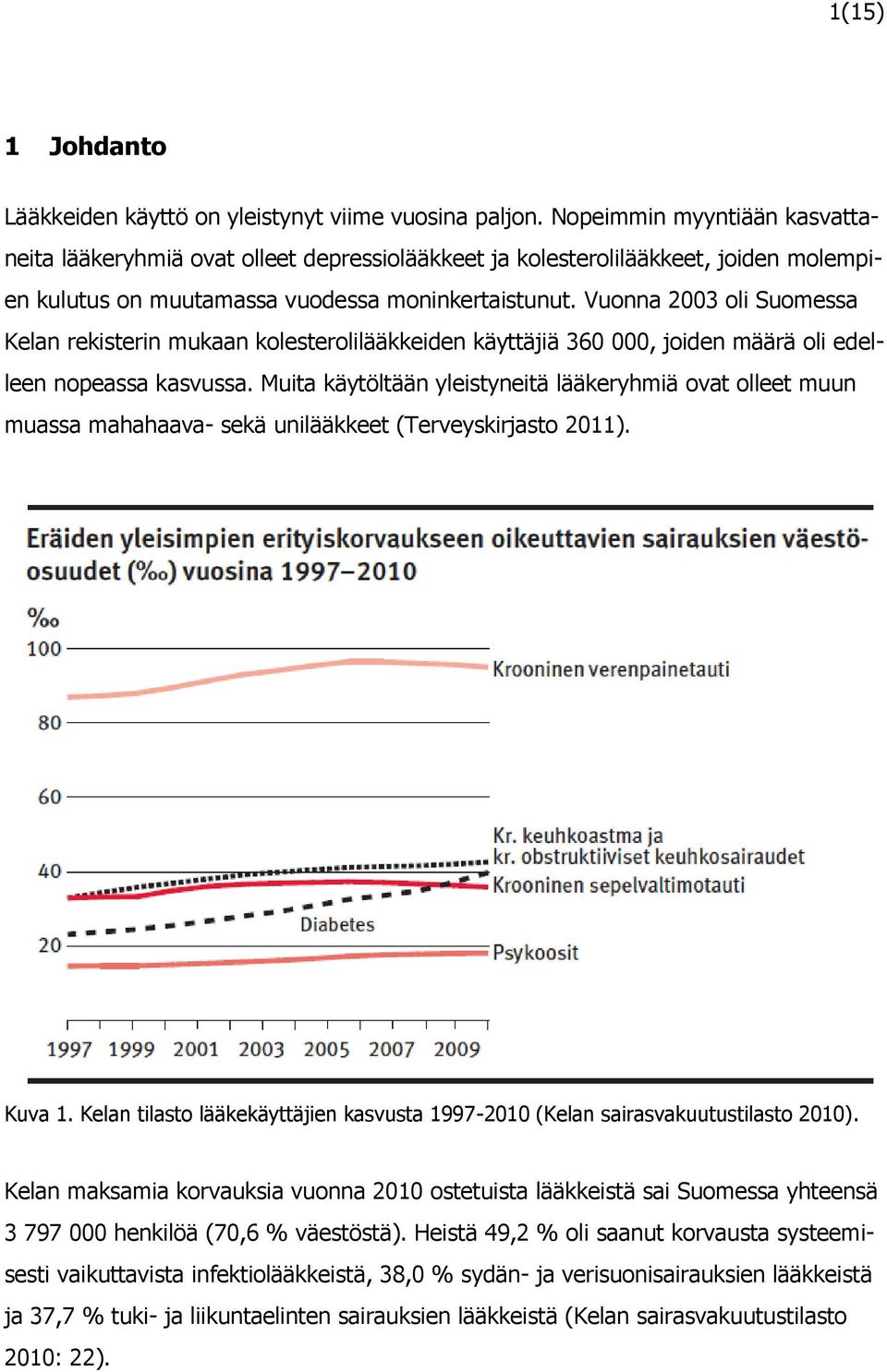 Vuonna 2003 oli Suomessa Kelan rekisterin mukaan kolesterolilääkkeiden käyttäjiä 360 000, joiden määrä oli edelleen nopeassa kasvussa.
