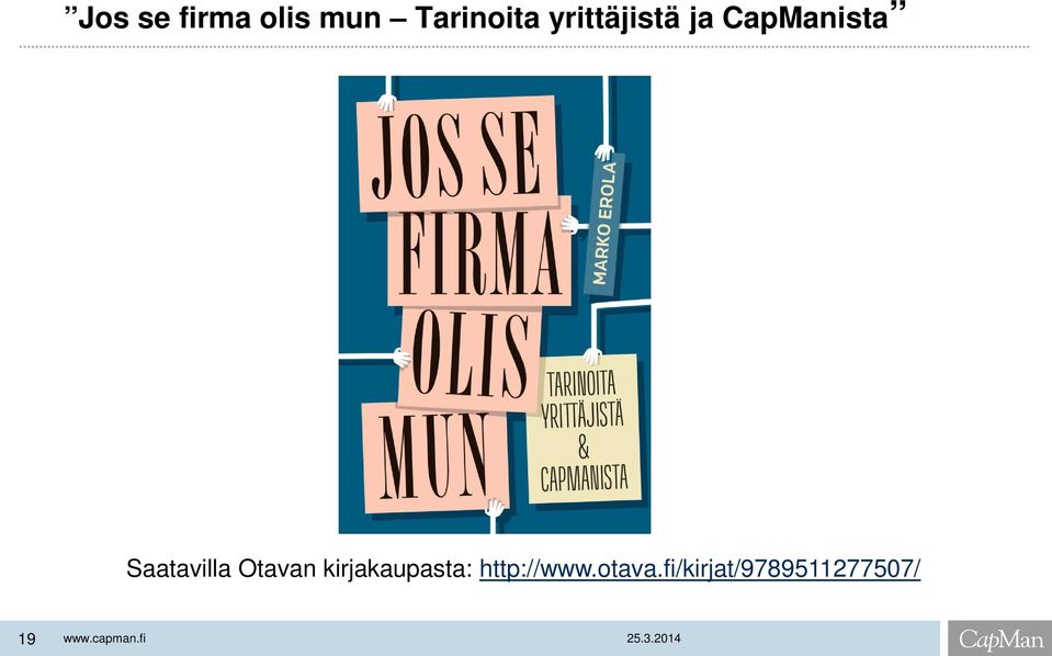 Otavan kirjakaupasta: http://www.