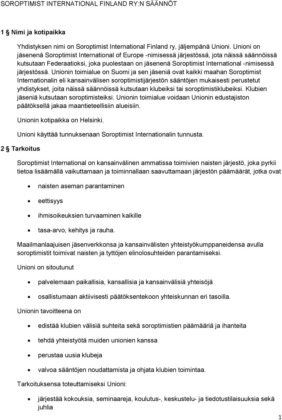 järjestössä.