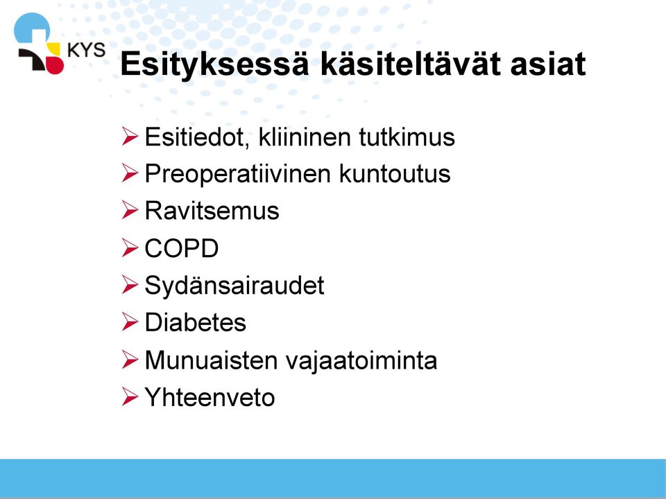 kuntoutus Ø Ravitsemus Ø COPD Ø