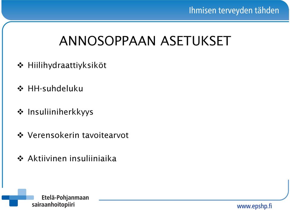 HH-suhdeluku Insuliiniherkkyys