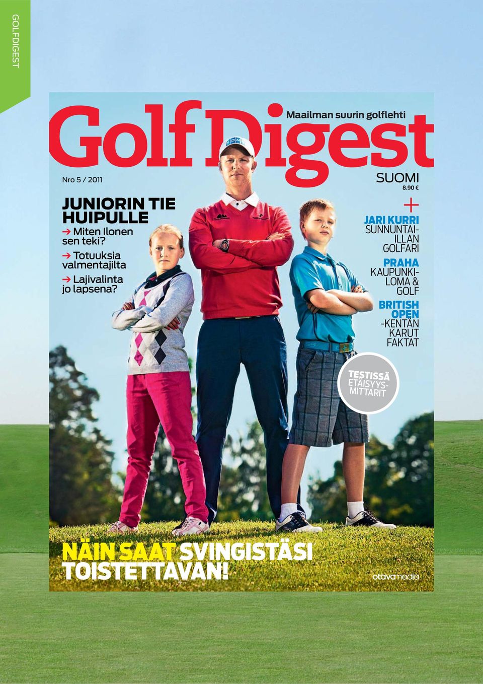 90 JARI KURRI SUNNUNTAI- ILLAN GOLFARI PRAHA KAUPUNKI- LOMA & GOLF BRITISH