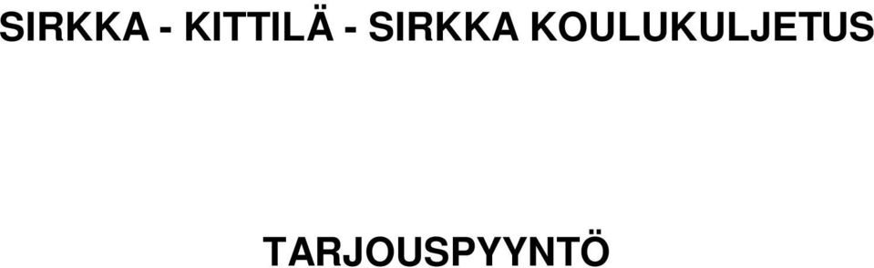 SIRKKA