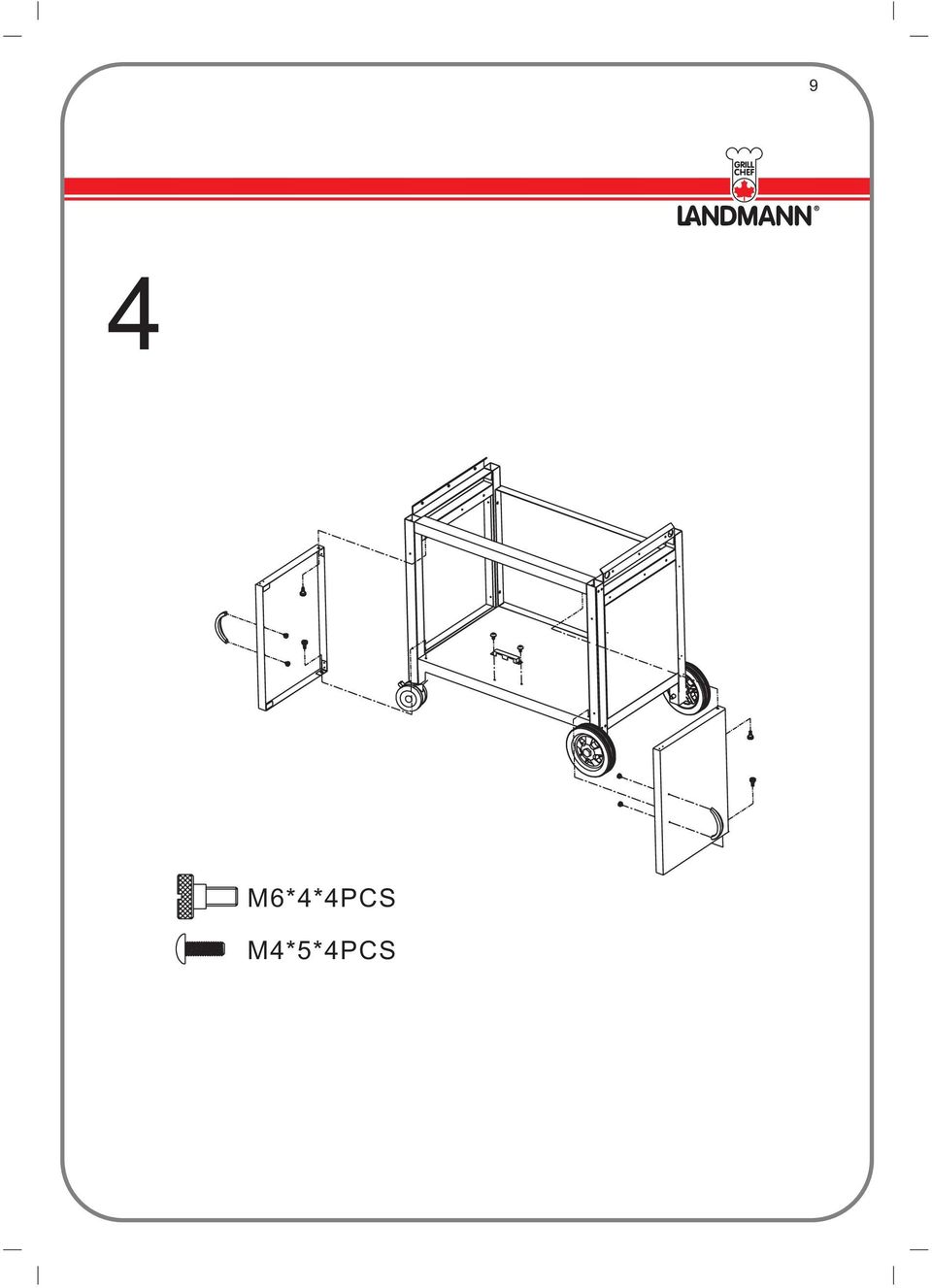 M4*5*4PCS