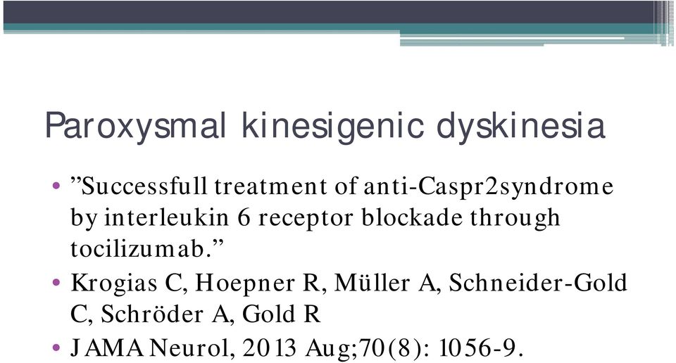 through tocilizumab.