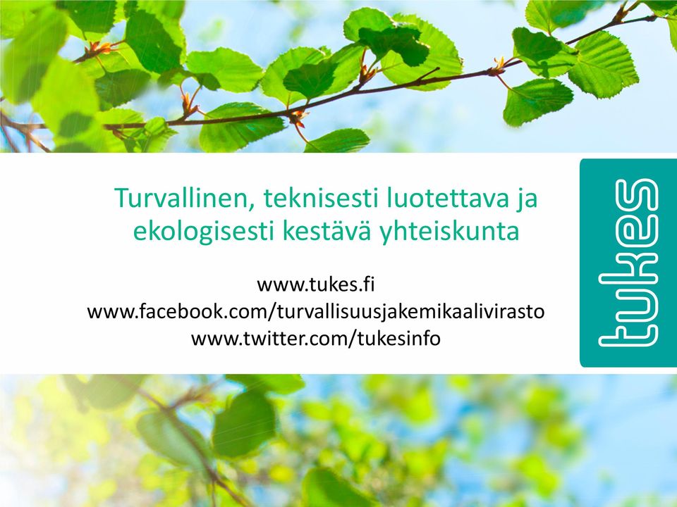 tukes.fi www.facebook.