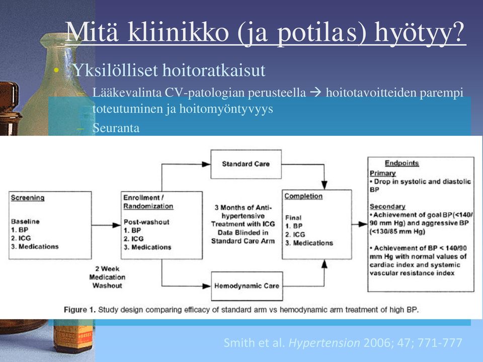 CV-patologian perusteella hoitotavoitteiden parempi