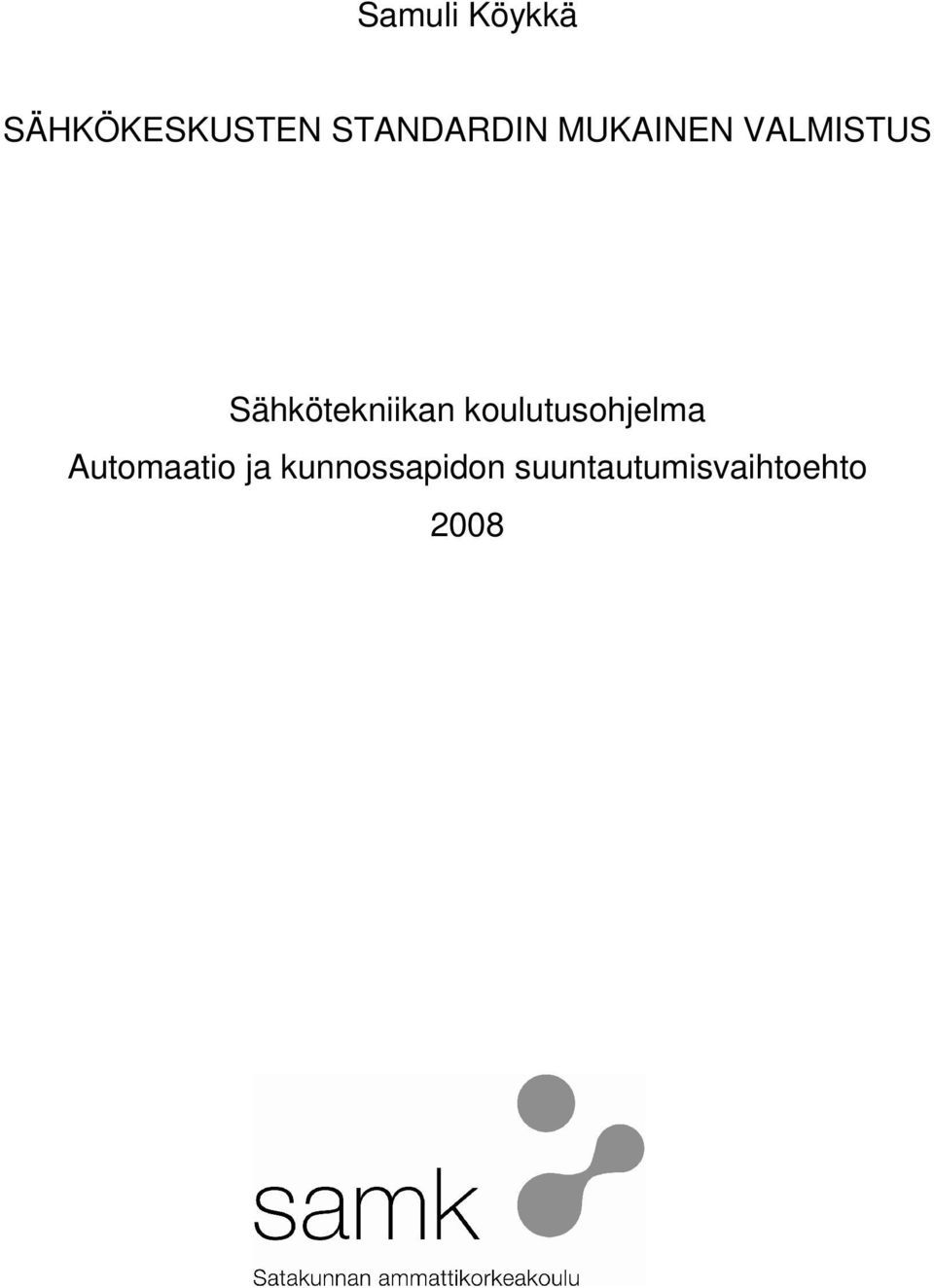 Sähkötekniikan koulutusohjelma