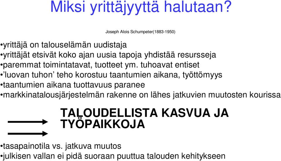 resursseja paremmat toimintatavat, tuotteet ym.
