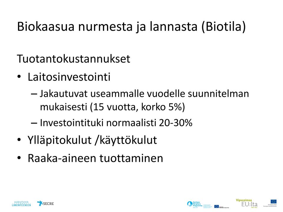 vuodelle suunnitelman mukaisesti (15 vuotta, korko 5%)