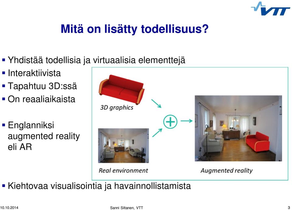 Interaktiivista Tapahtuu 3D:ssä On reaaliaikaista