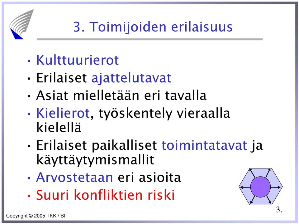 työskentely vieraalla kielellä Erilaiset paikalliset