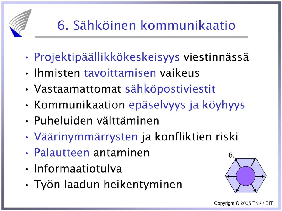 Kommunikaation epäselvyys ja köyhyys Puheluiden välttäminen