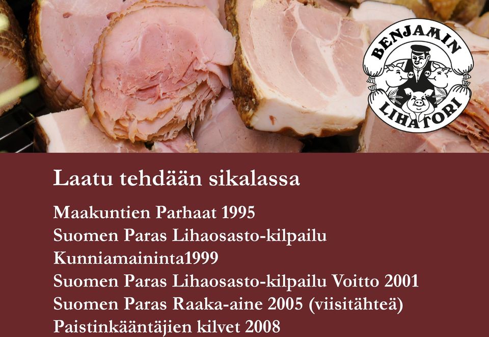 Paras Lihaosasto-kilpailu Voitto 2001 Suomen Paras