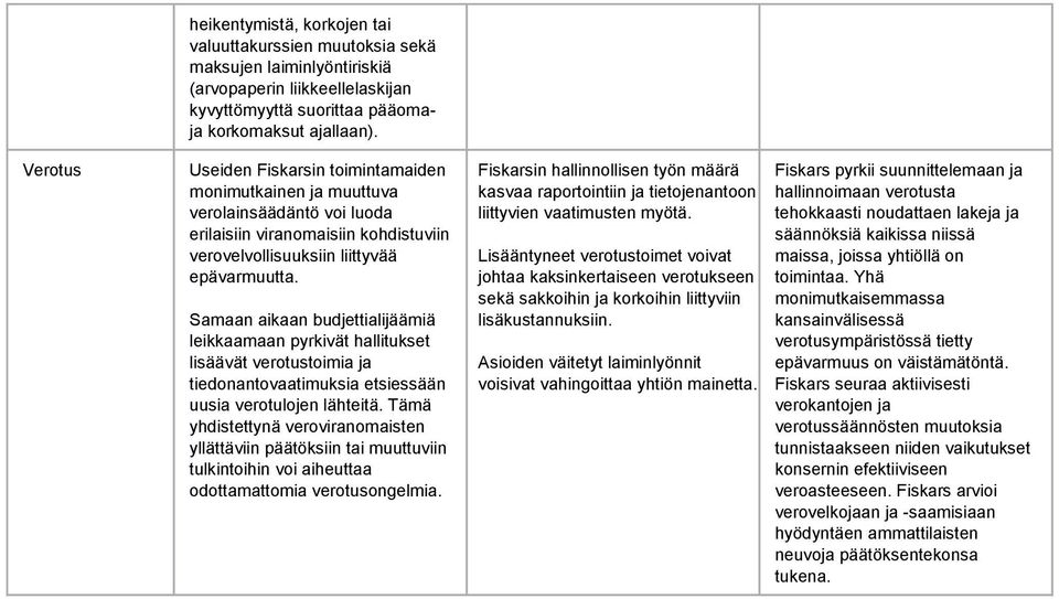 Samaan aikaan budjettialijäämiä leikkaamaan pyrkivät hallitukset lisäävät verotustoimia ja tiedonantovaatimuksia etsiessään uusia verotulojen lähteitä.