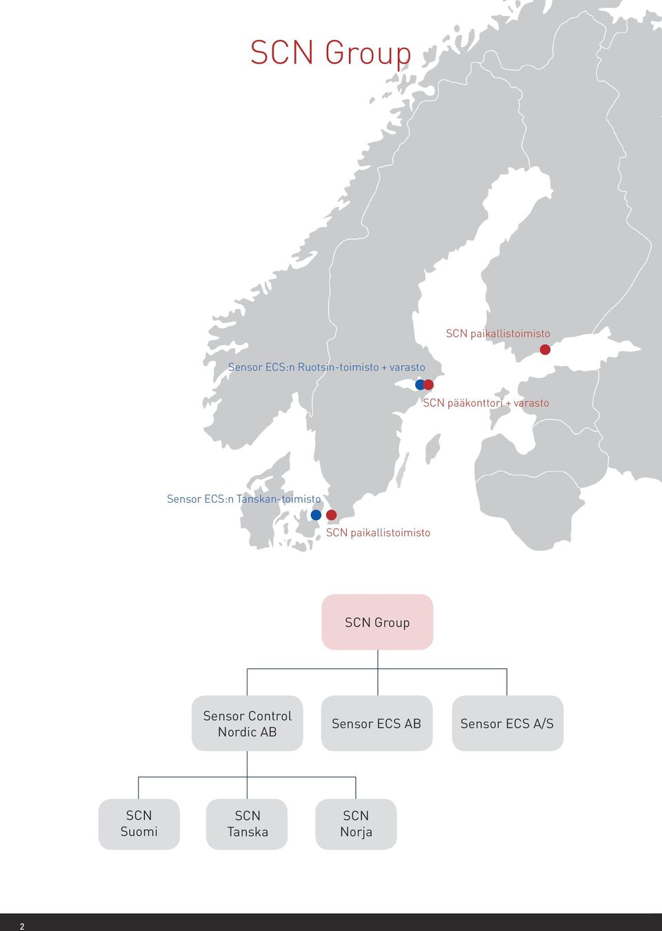 Tanskan-toimisto SCN paikallistoimisto SCN Group Sensor