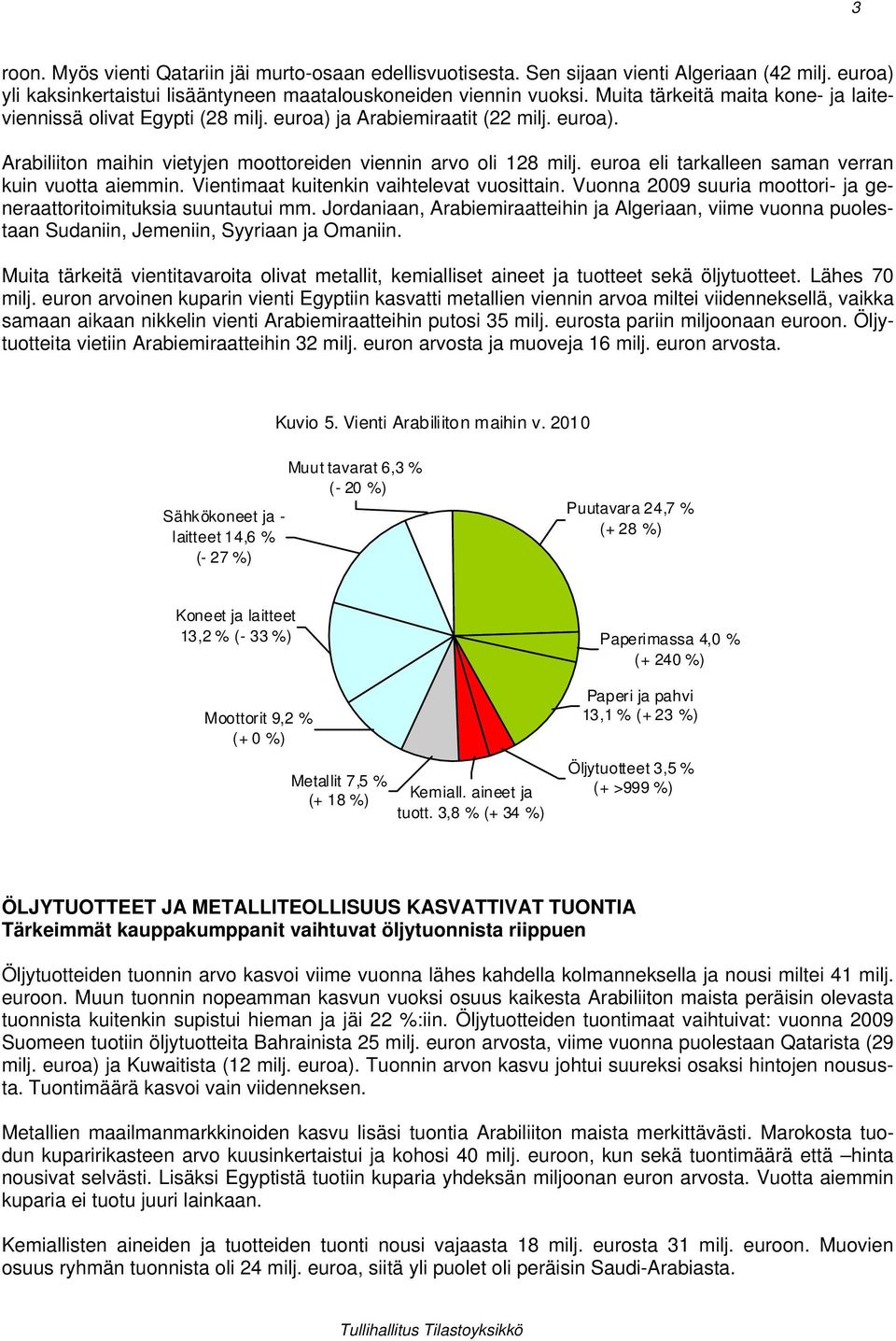 euroa eli tarkalleen saman verran kuin vuotta aiemmin. Vientimaat kuitenkin vaihtelevat vuosittain. Vuonna 2009 suuria moottori- ja generaattoritoimituksia suuntautui mm.