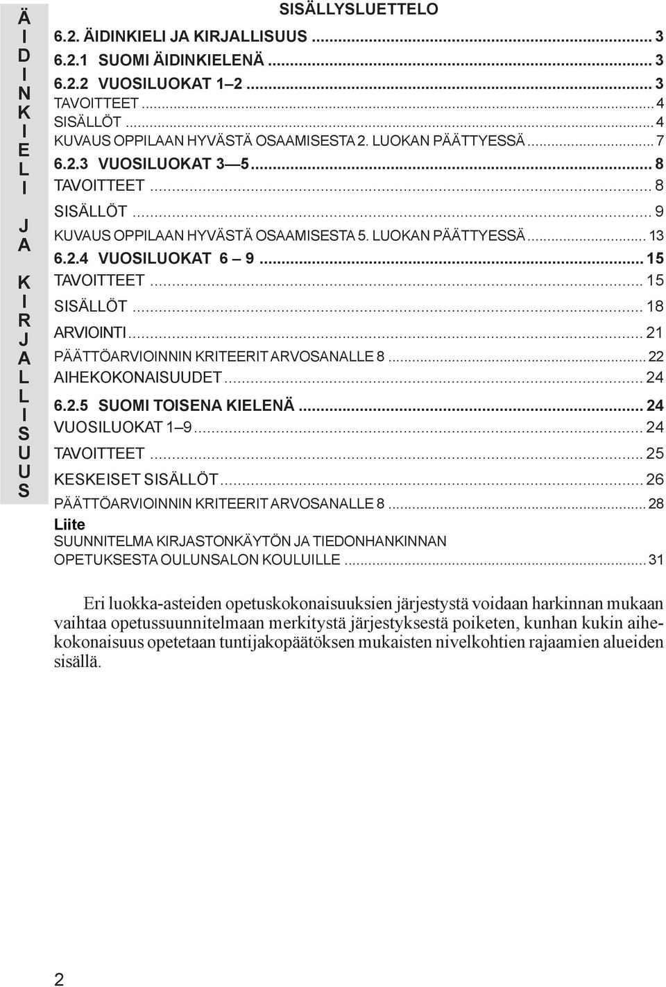 .. 26 PÄÄÖRV RR RV 8...28 iite RÄYÖ DH P.