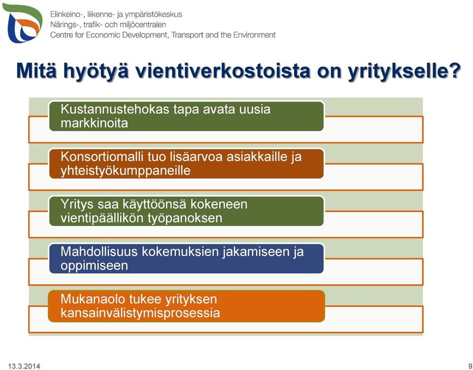 asiakkaille ja yhteistyökumppaneille Yritys saa käyttöönsä kokeneen