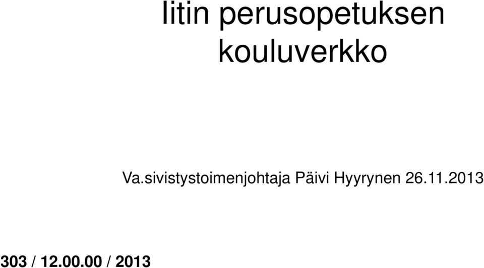 sivistystoimenjohtaja