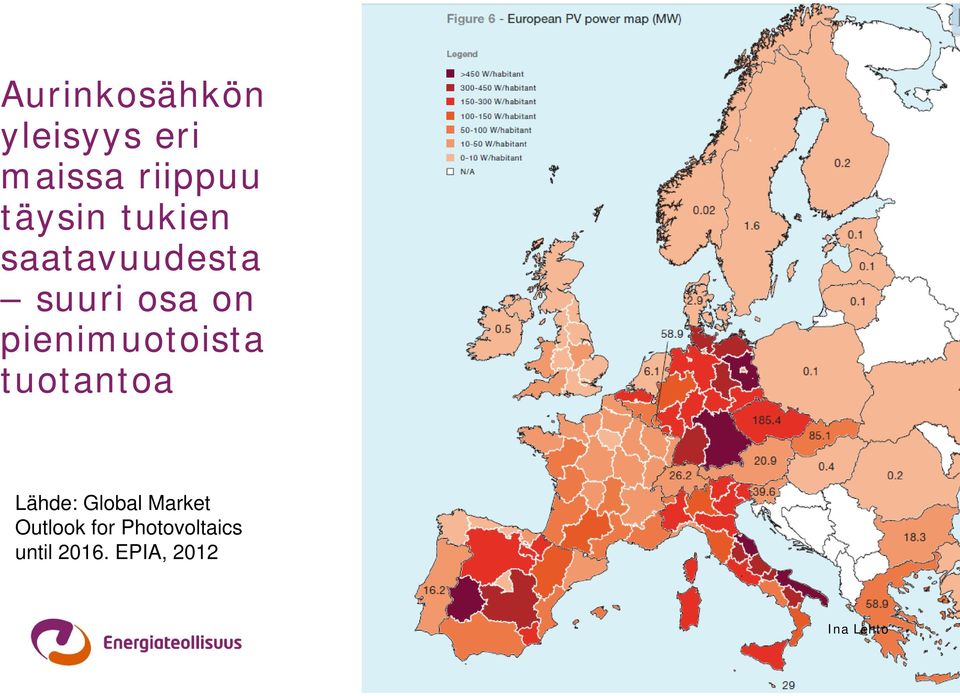 tuotantoa Lähde: Global Market Outlook for