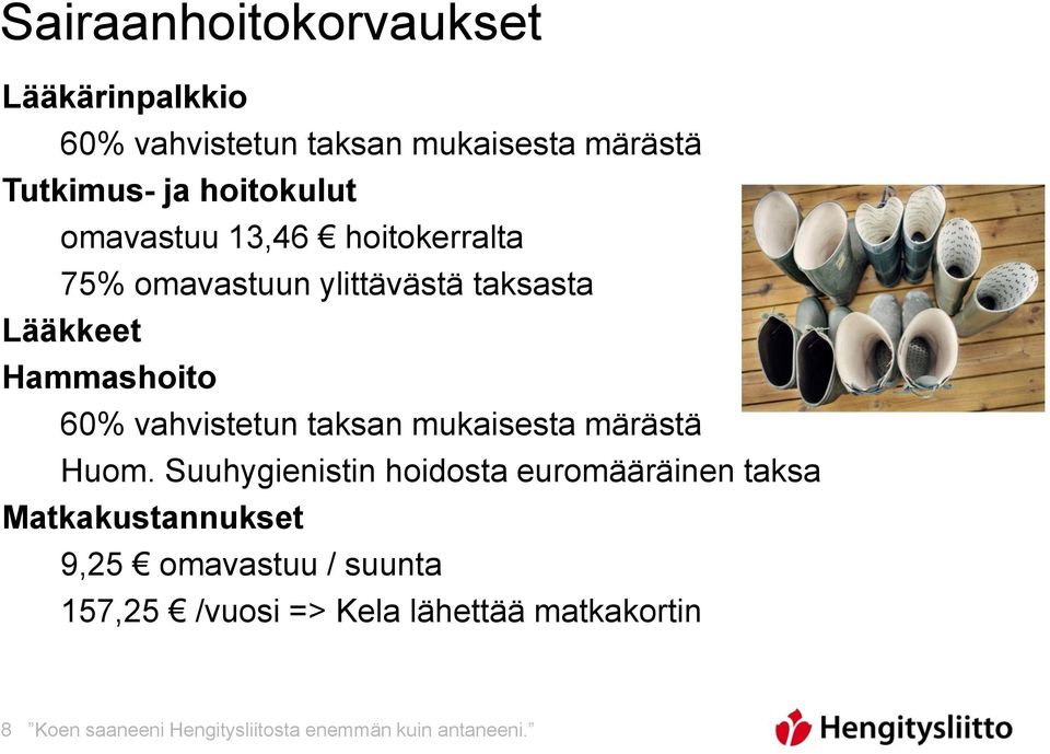 taksan mukaisesta märästä Huom.