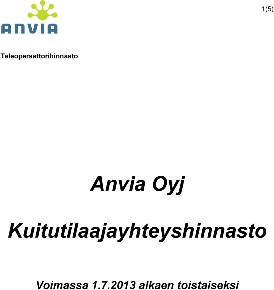 Anvia Oyj