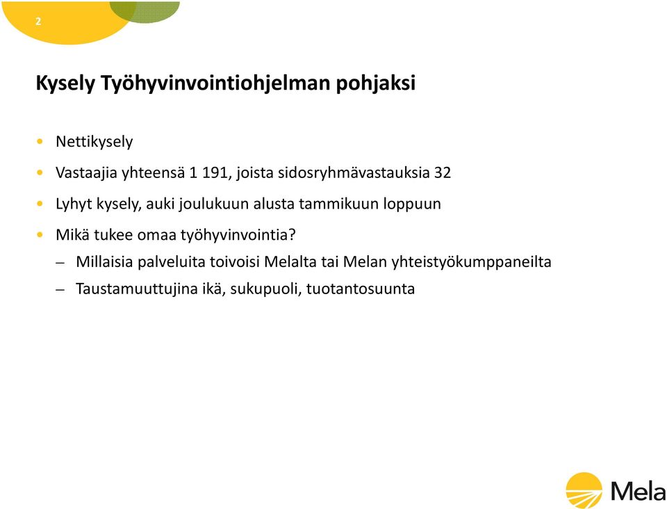 loppuun Mikä tukee omaa työhyvinvointia?